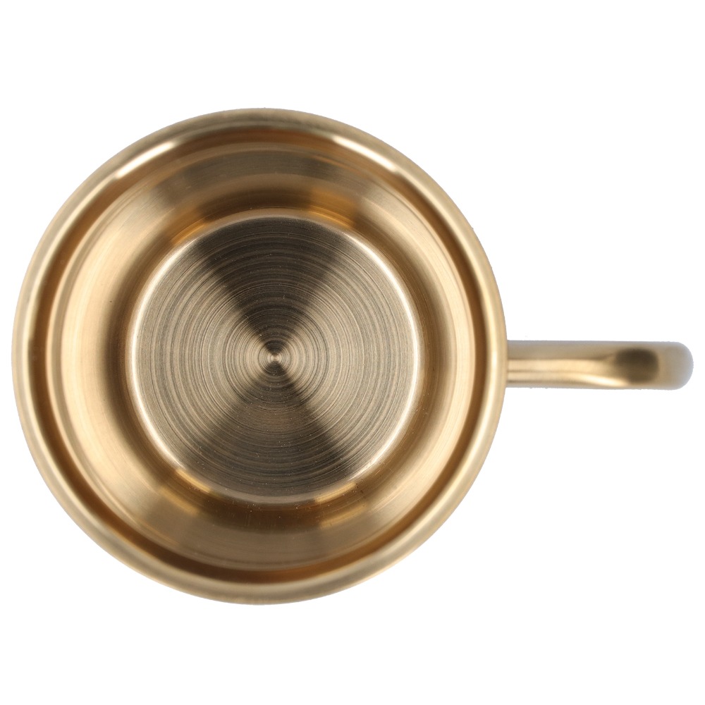 Beer Mug Handled - Space Saving Rustless Steel Beer Mug