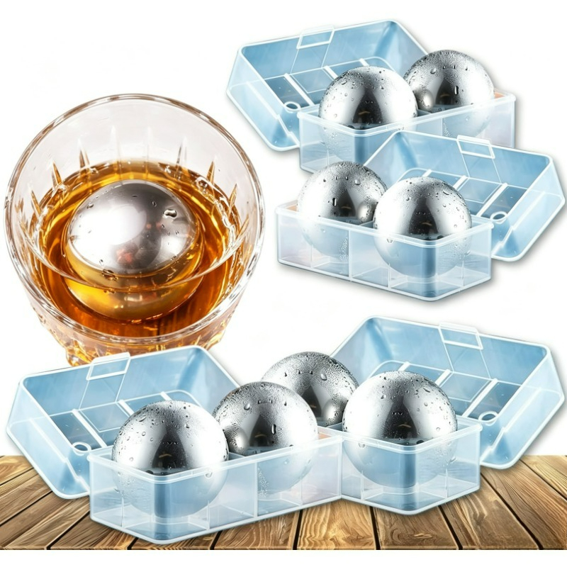 Wine & Beer Quito - Whiskey Stone Gifts Set 4-8PCS,Refreezable Reusable