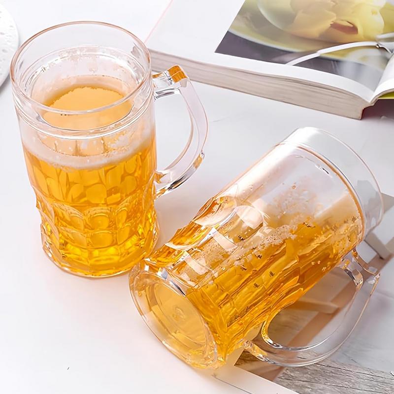 Beer Mug Handled - 450ml Funny Fake Beer Mug Realistic