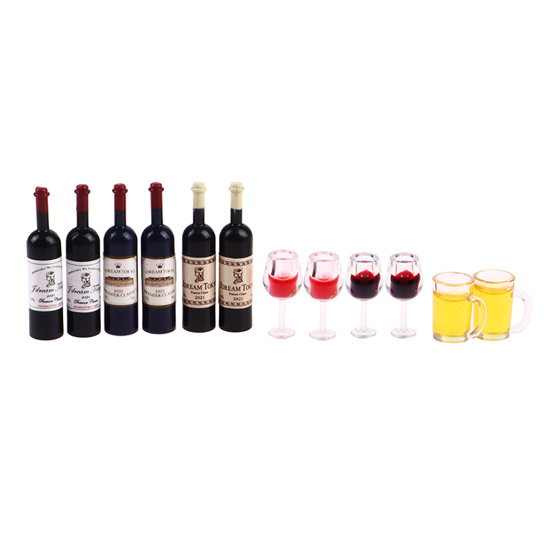 Wine Y Beer - Miniature Dollhouse Wine Cup Beer Mug