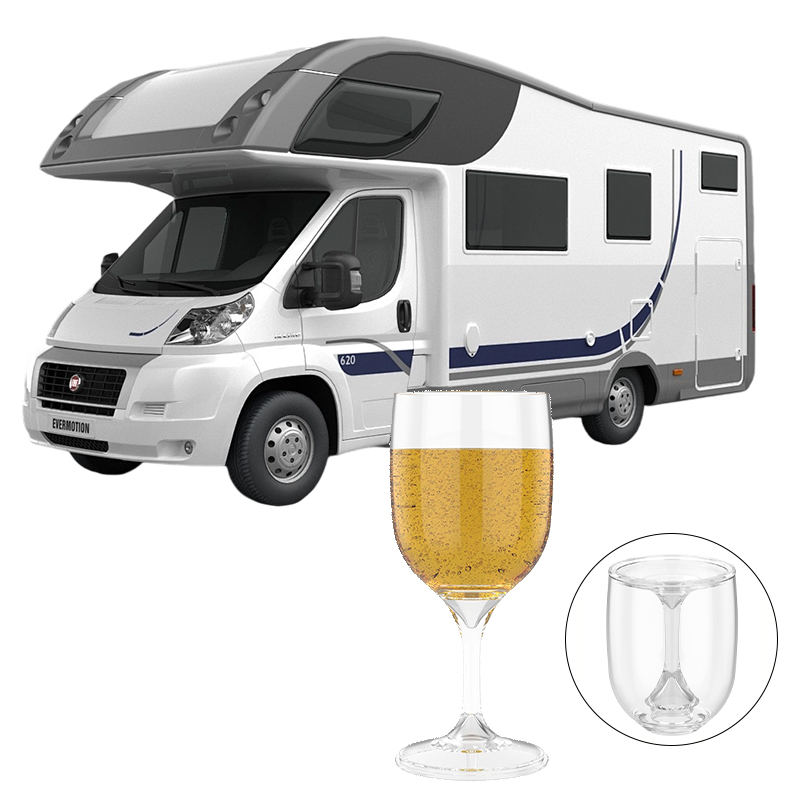 Wine & Beer Quito - Folding Wine Glass Transparent Food Grade