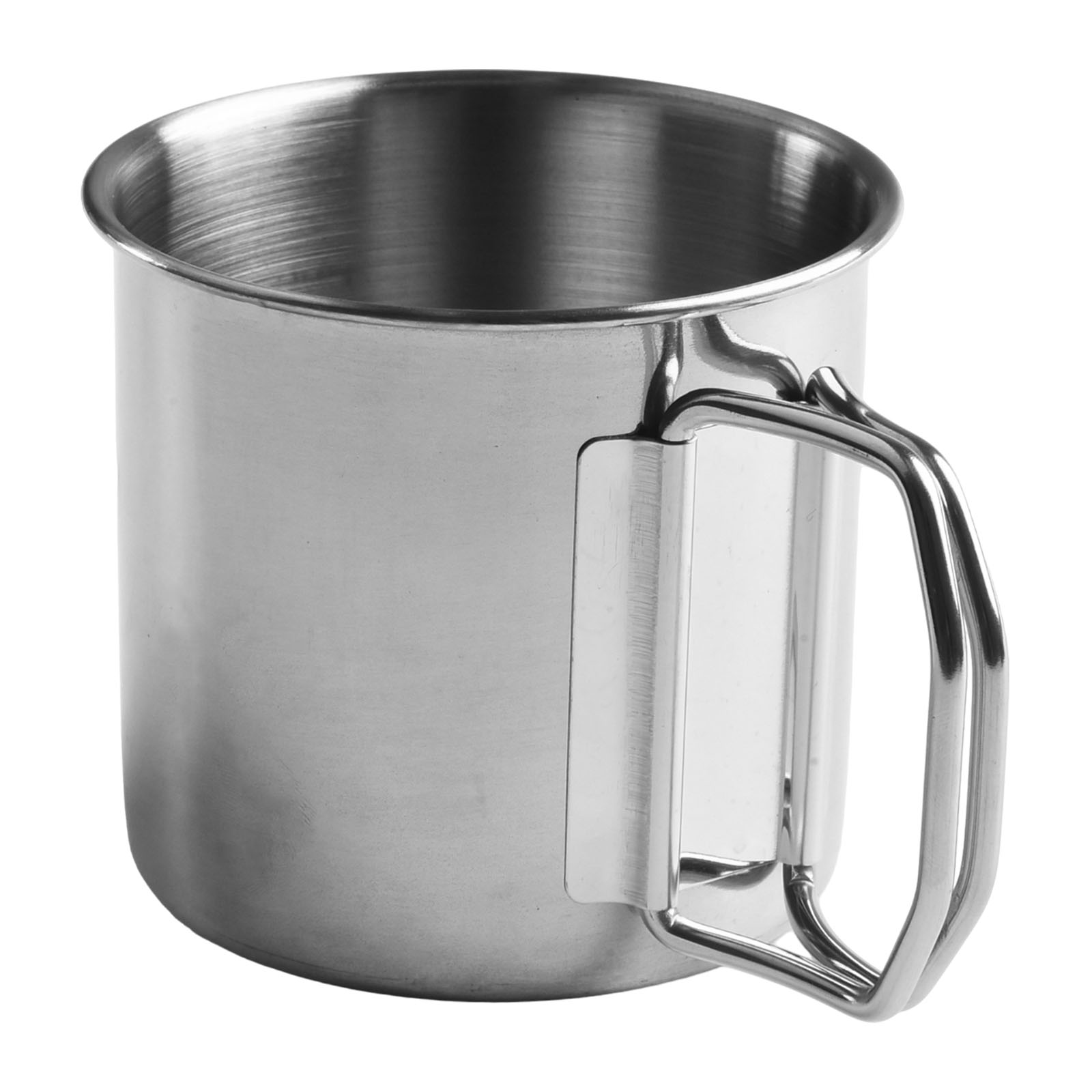 Beer Mug Handled - 1PC 260/350/660ML Stainless Steel Folding Handle