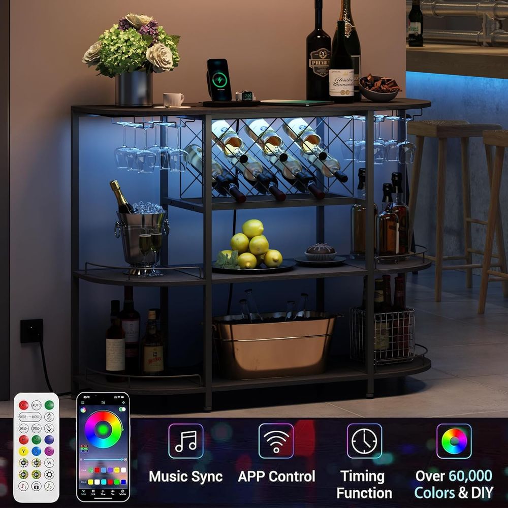 Black 3-Tier Coffee Table with - Wine & Beer Quito review and price