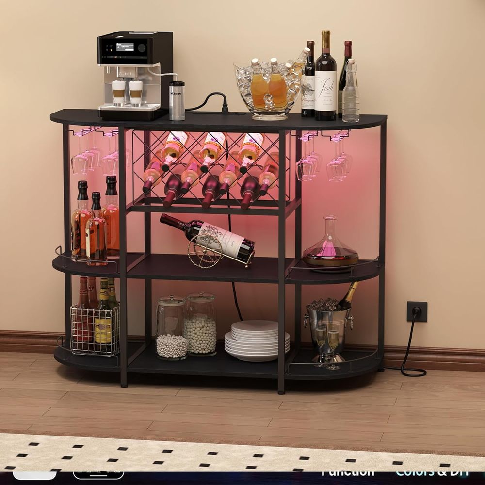 Black 3-Tier Coffee Table with - Wine & Beer Quito review and price