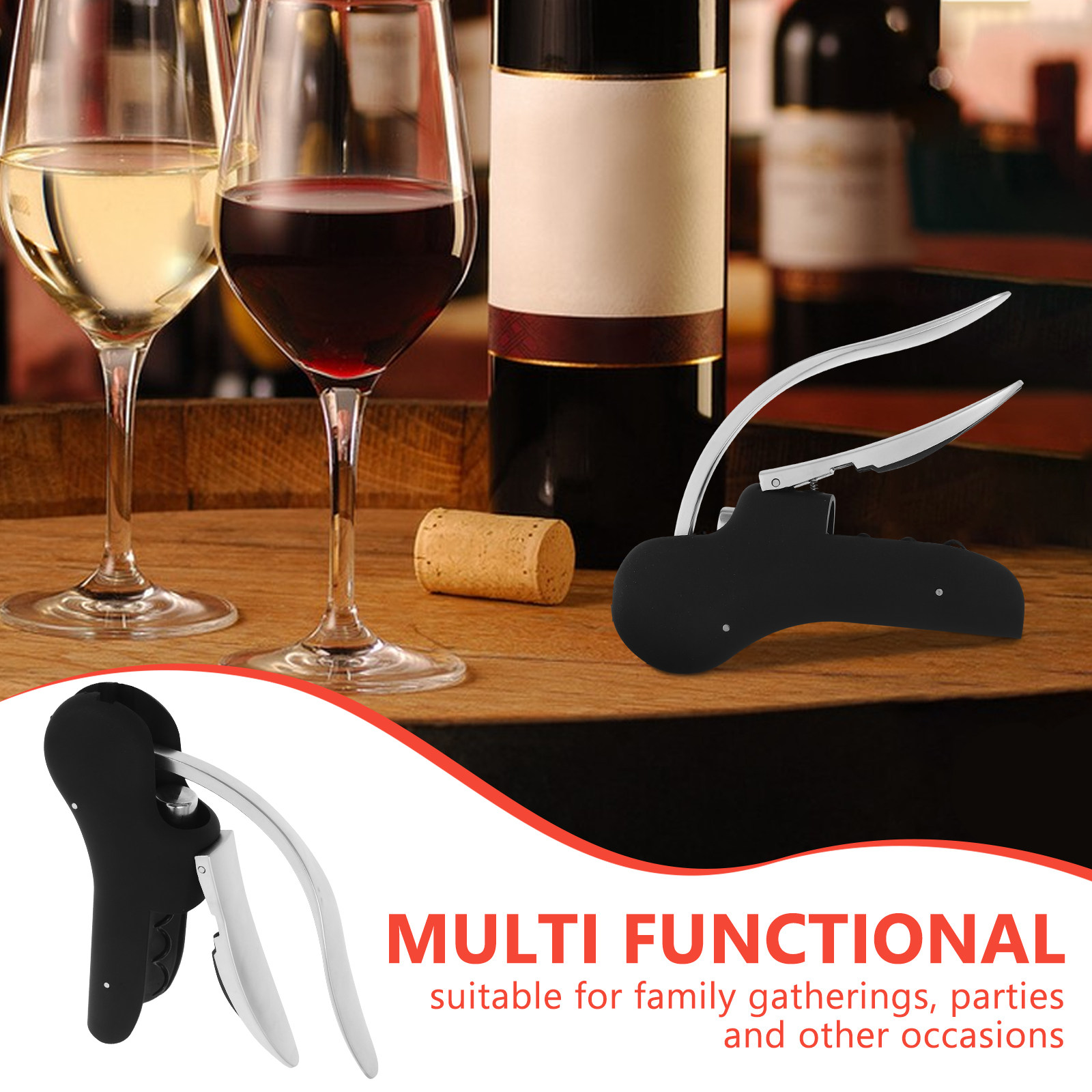 Zinc Alloy Lever Style Wine Op - Cork Screw Lever review and price