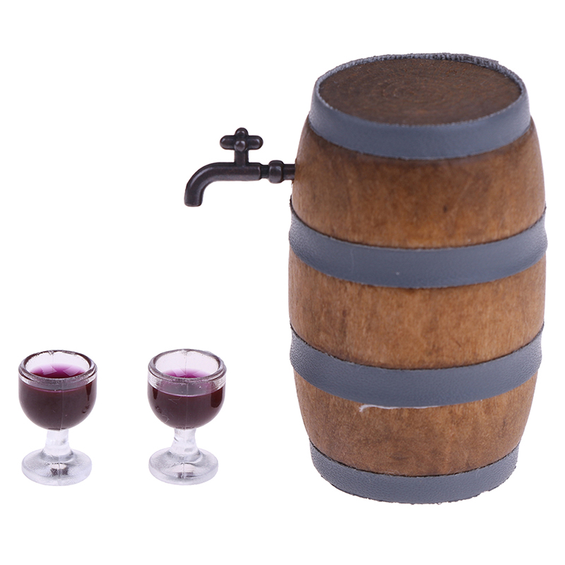 Mini Wooden Red Wine Barrel Mi - Wine Y Beer review and price