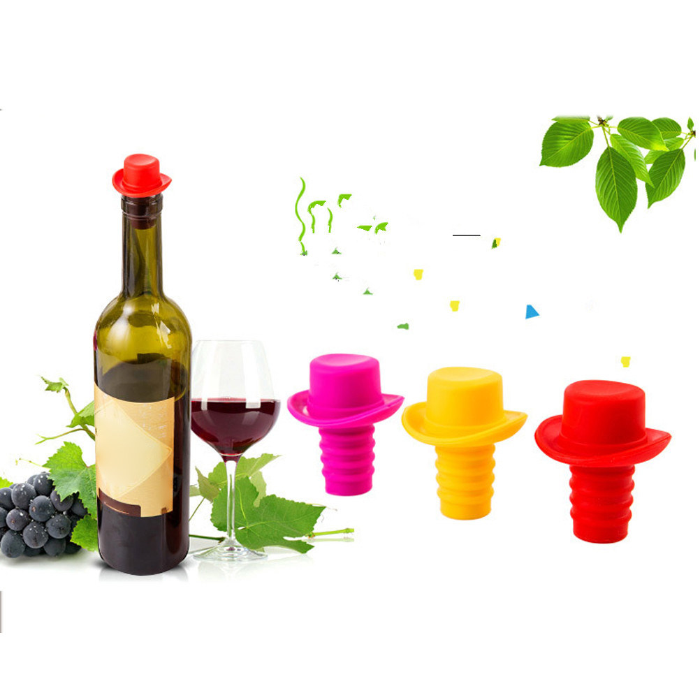 5Pcs Hat-Shaped Silicone Wine  - Wine Beer Hat review and price