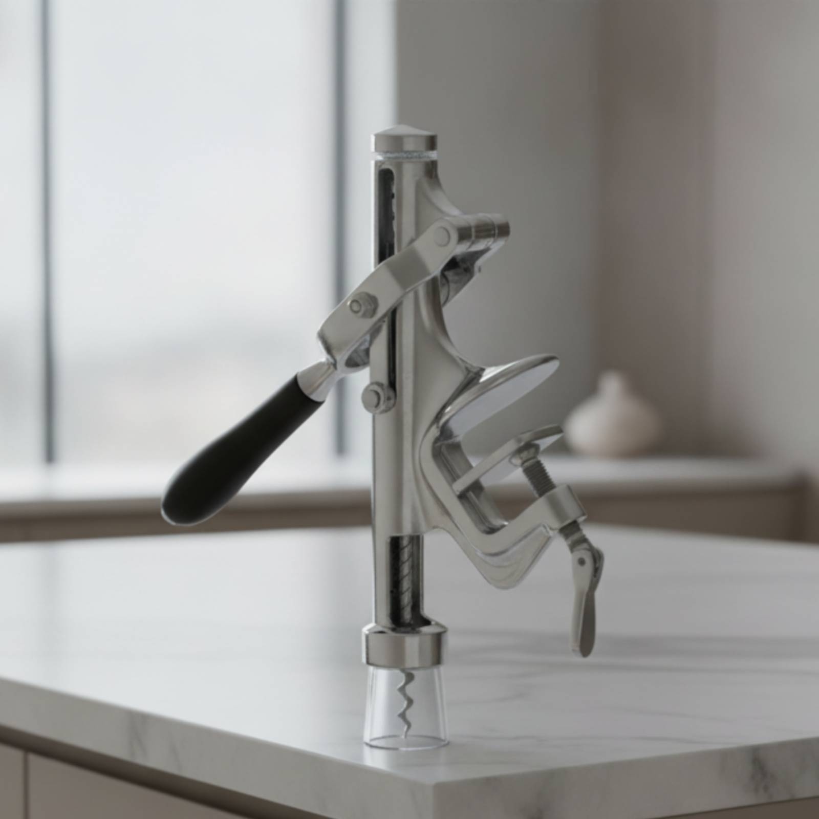 Lever Wine Opener Tabletop Wal - Cork Screw Lever review and price