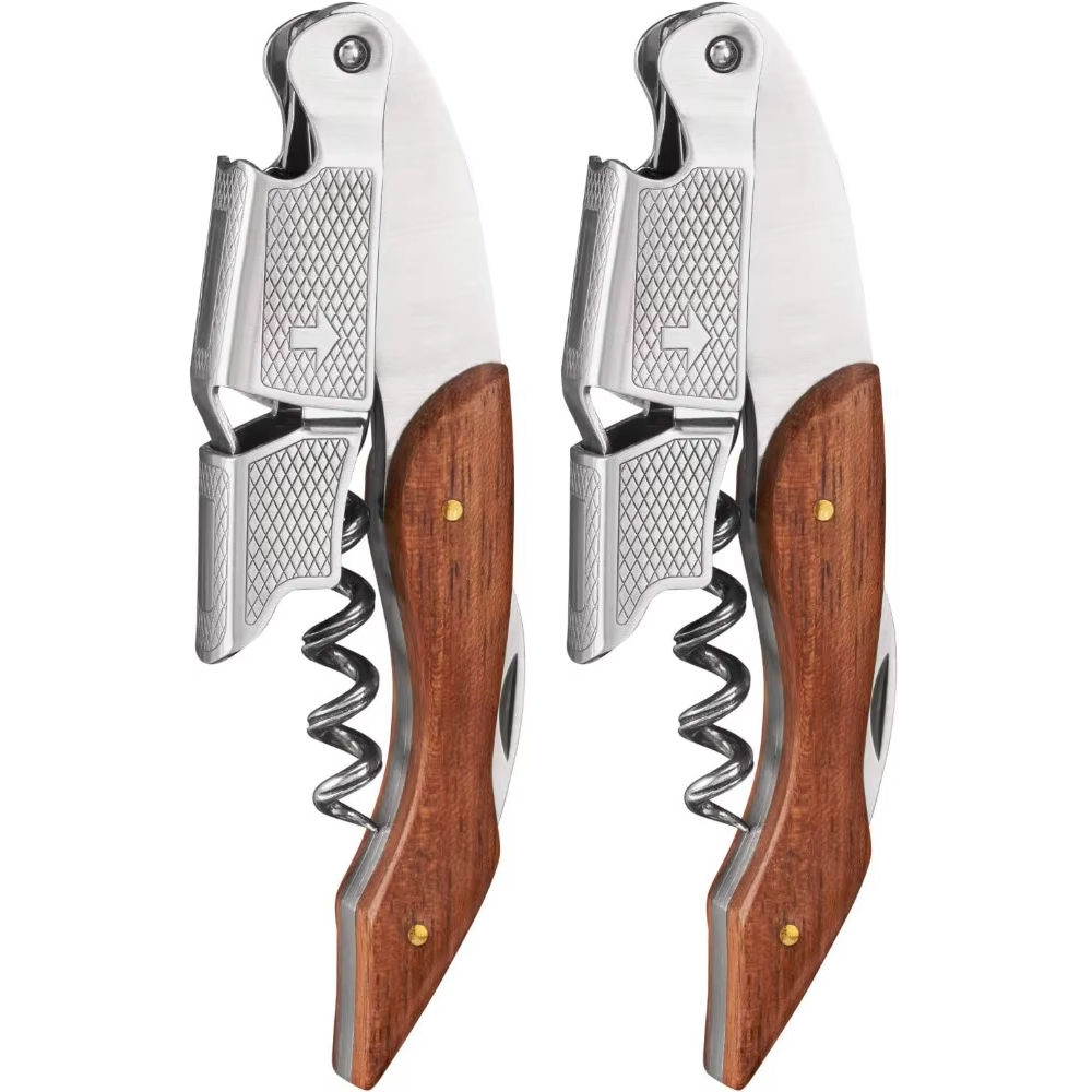 Durable Stainless Steel & Wood - Cork Screw Lever review and price