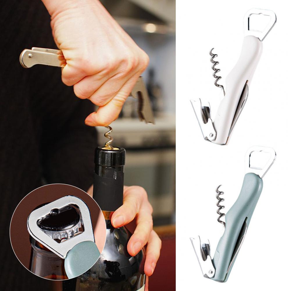 3 in 1 Wine Opener Beer Cap Li - Cork Screw Lever review and price
