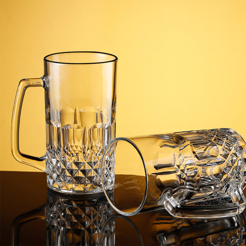 600ml/1000ml Beer Glass with H - Beer Mug Handled review and price
