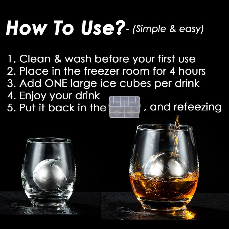 Whiskey Stone Gifts Set 4-8PCS - Wine & Beer Quito review and price