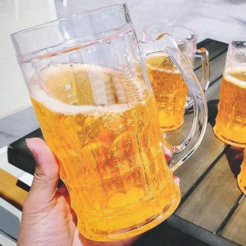 450ml Funny Fake Beer Mug Real - Beer Mug Handled review and price