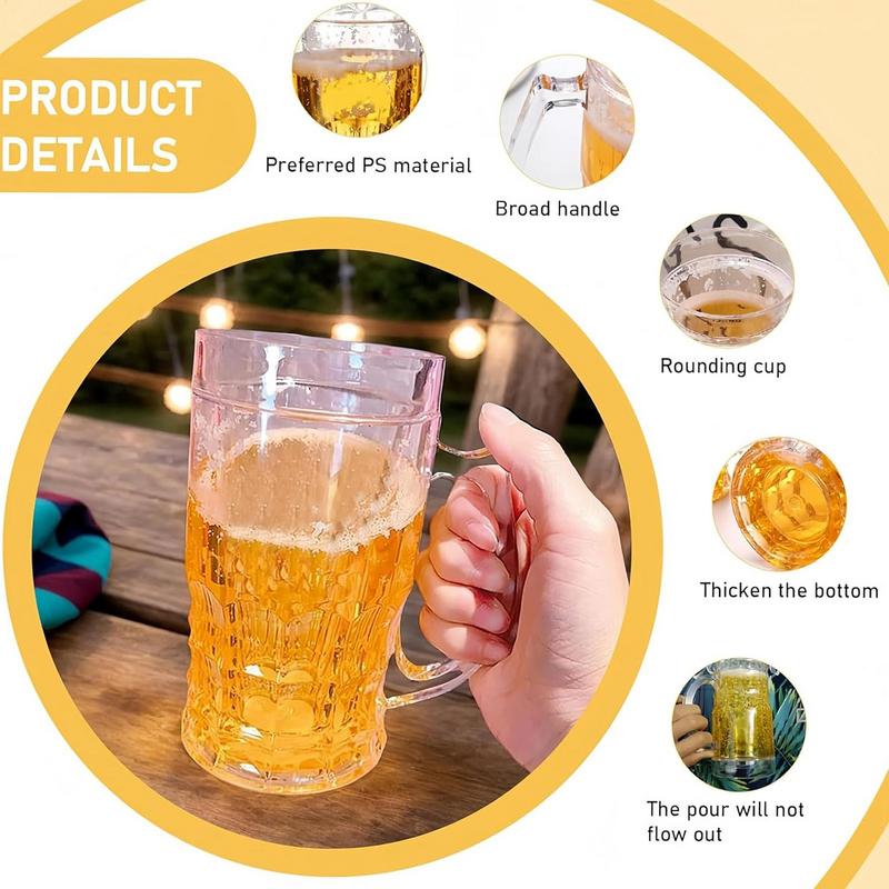 450ml Funny Fake Beer Mug Real - Beer Mug Handled review and price