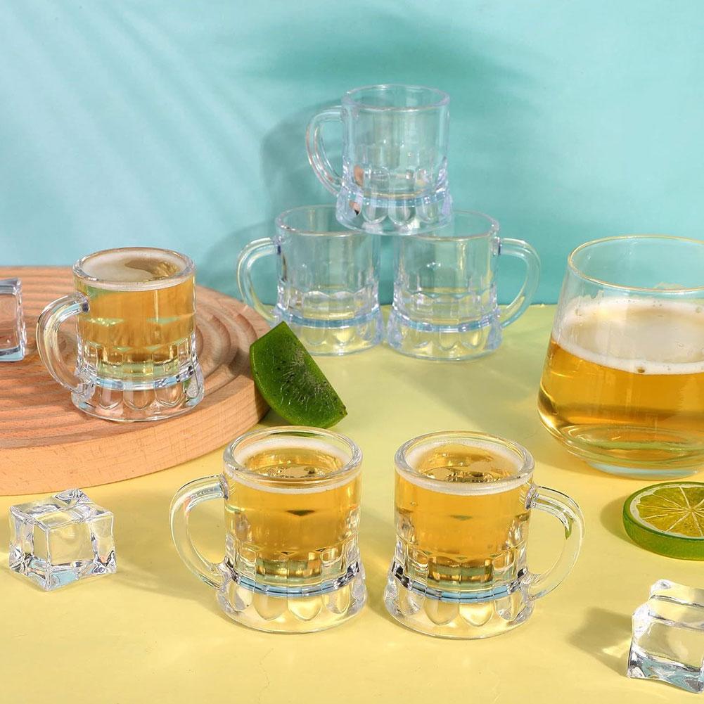 10PCS 30ml Beer Cup Small Hand - Beer Mug Handled review and price