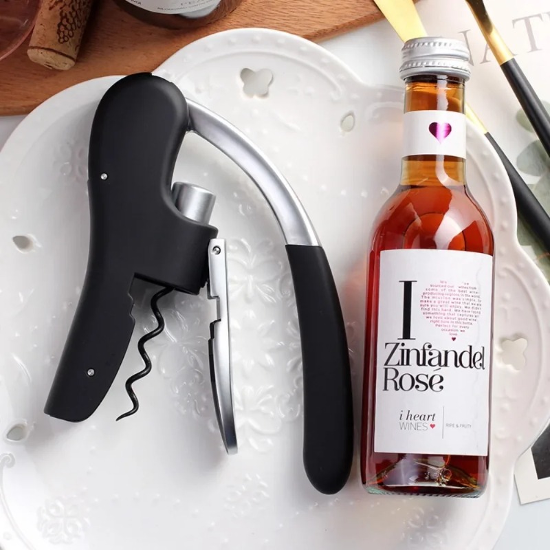 New Stainless Steel Wine Bottl - Cork Screw Lever review and price