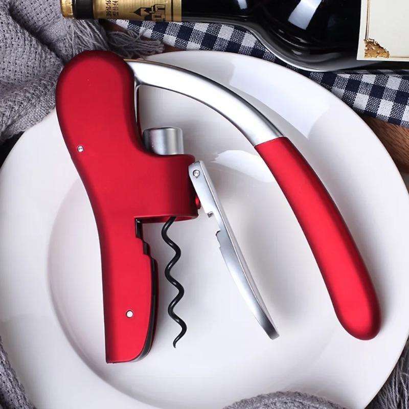 New Stainless Steel Wine Bottl - Cork Screw Lever review and price
