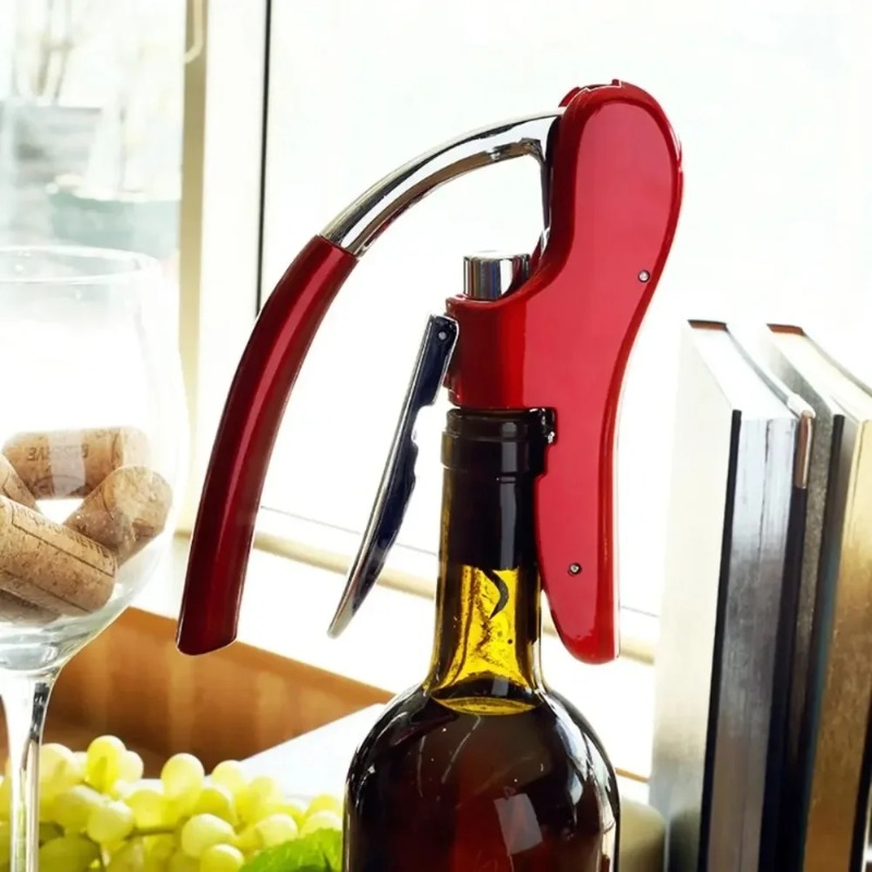 New Stainless Steel Wine Bottl - Cork Screw Lever review and price