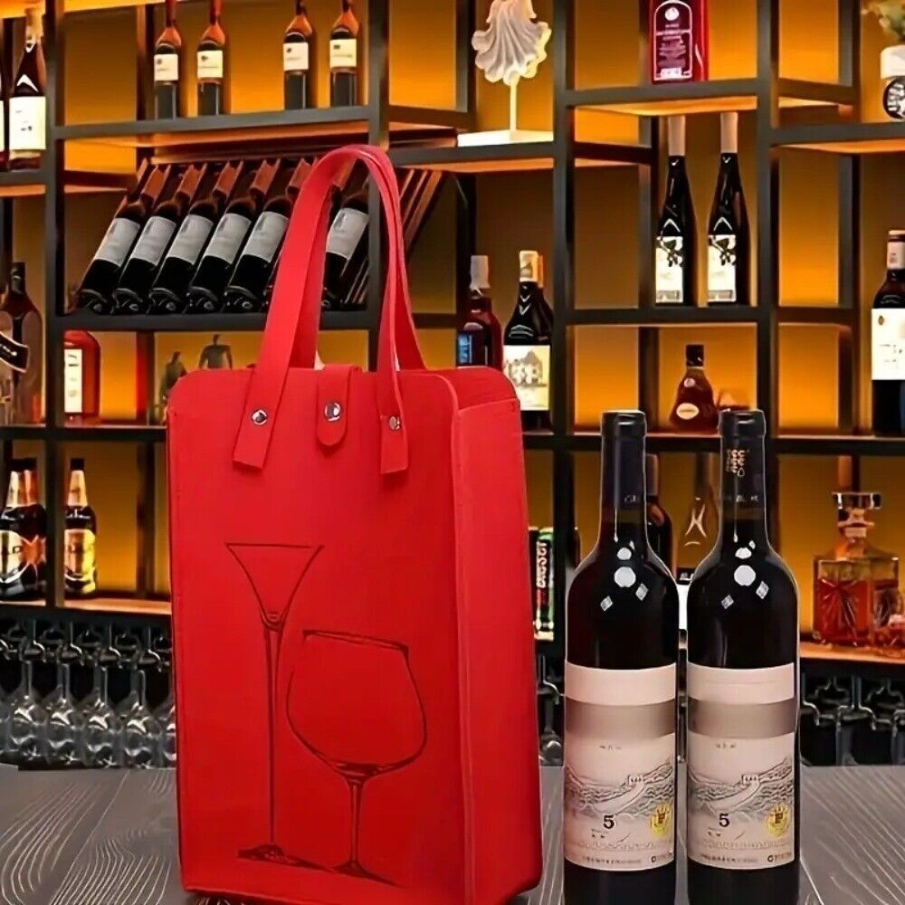 High Quality Felt Red Wine Bag - Wine & Beer Quito review and price