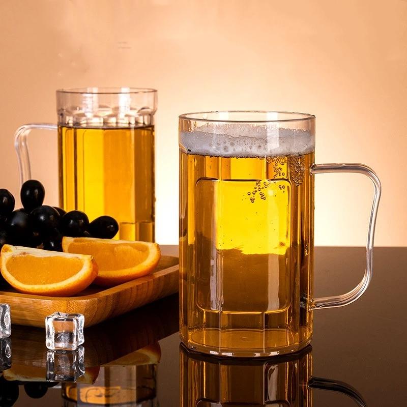 Stylish Acrylic Beer Mug with  - Beer Mug Handled review and price