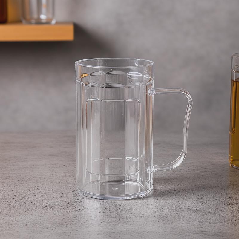 Stylish Acrylic Beer Mug with  - Beer Mug Handled review and price