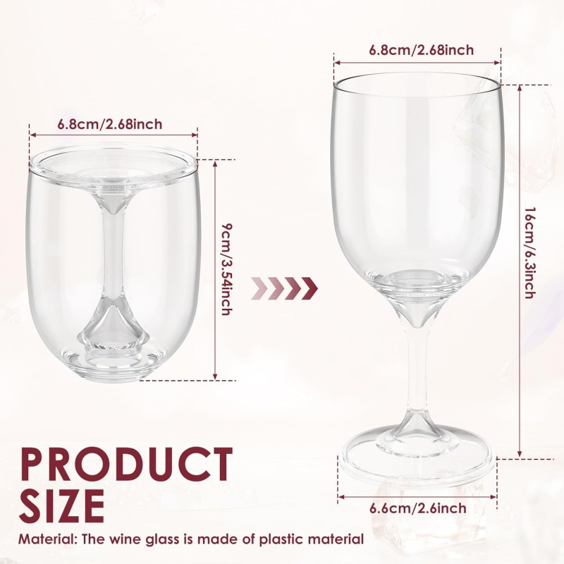 Folding Wine Glass Transparent - Wine & Beer Quito review and price