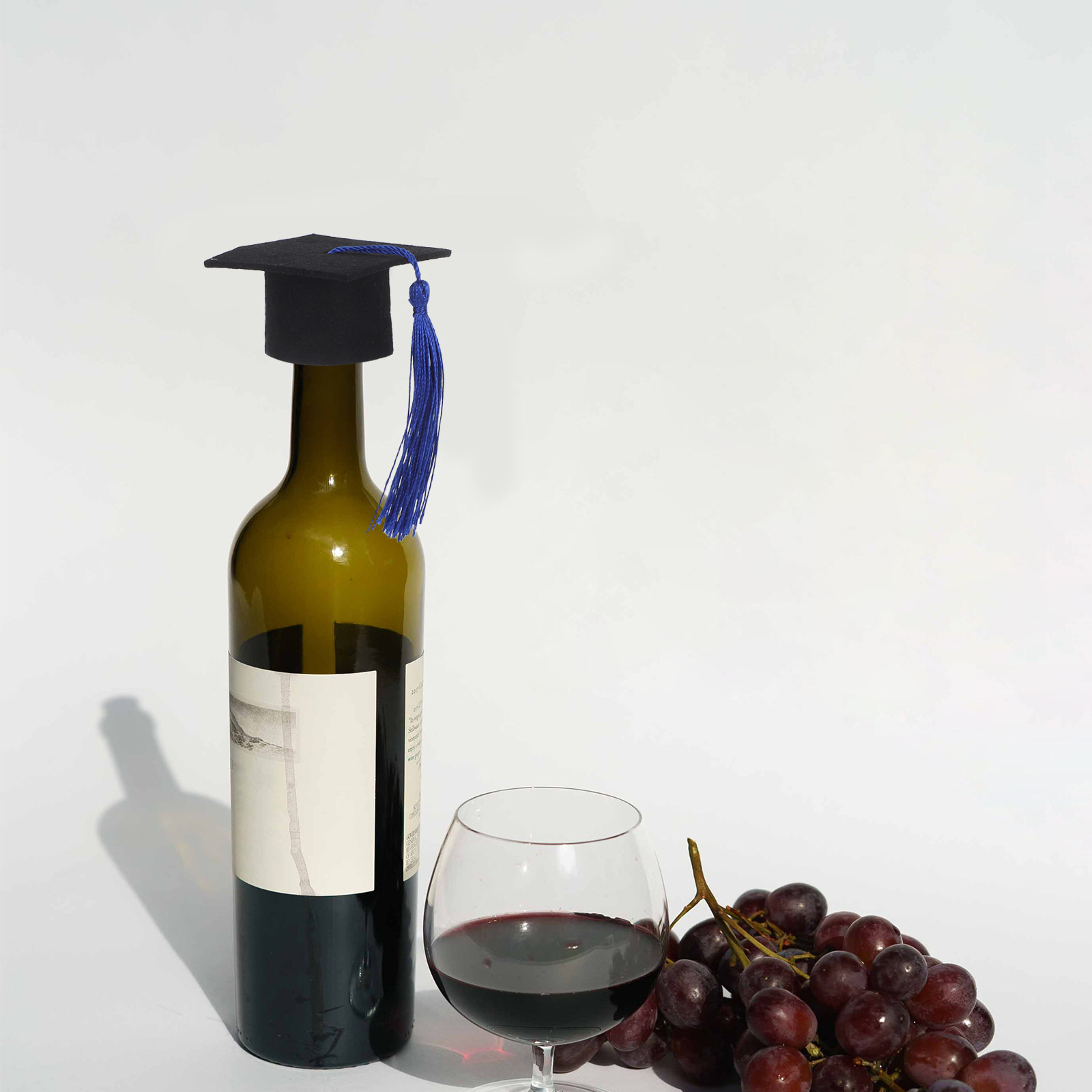 6Pcs Doctoral Hat Wine Bottle  - Wine Beer Hat review and price