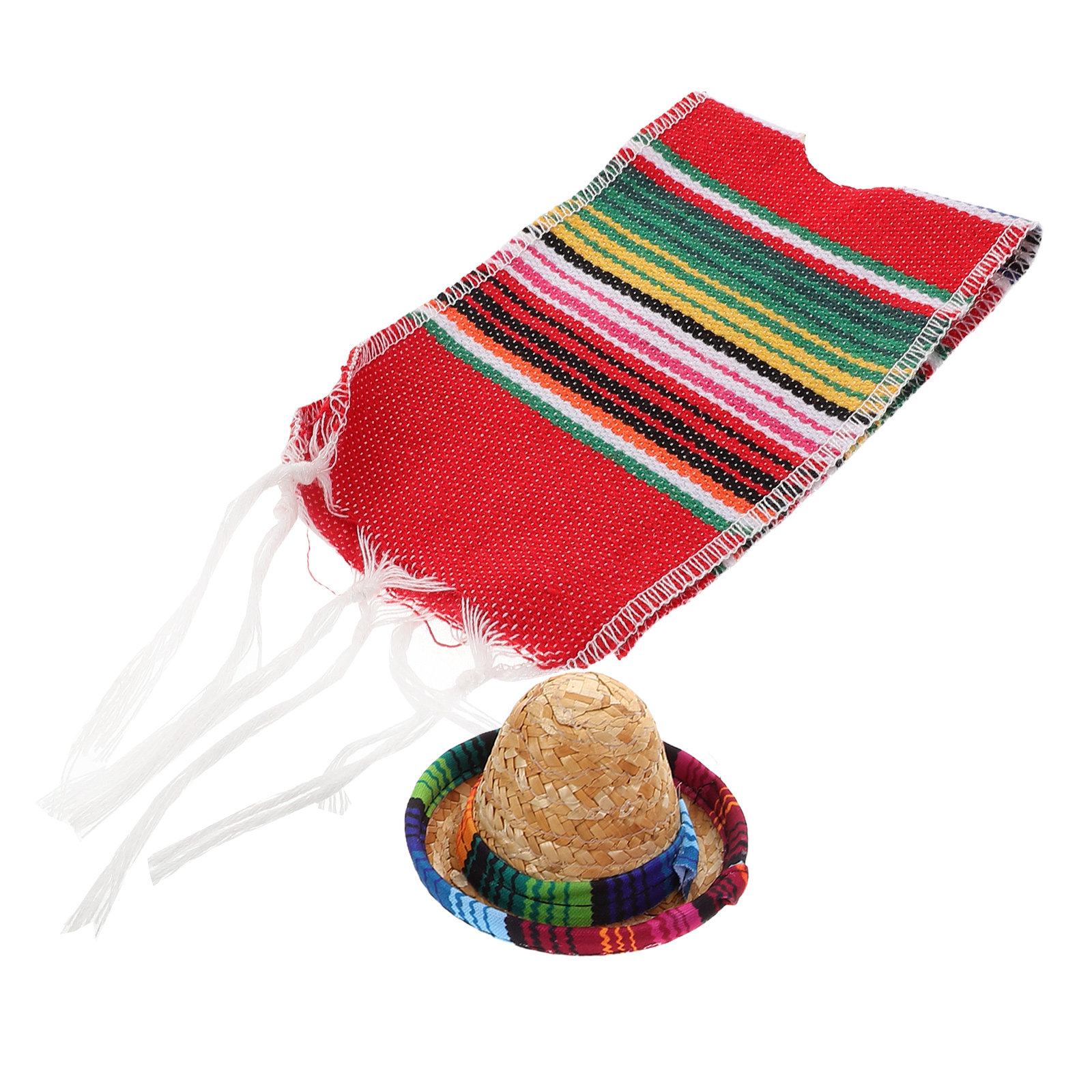 1Set Mexican Bottle Ponchos Se - Wine Beer Hat review and price