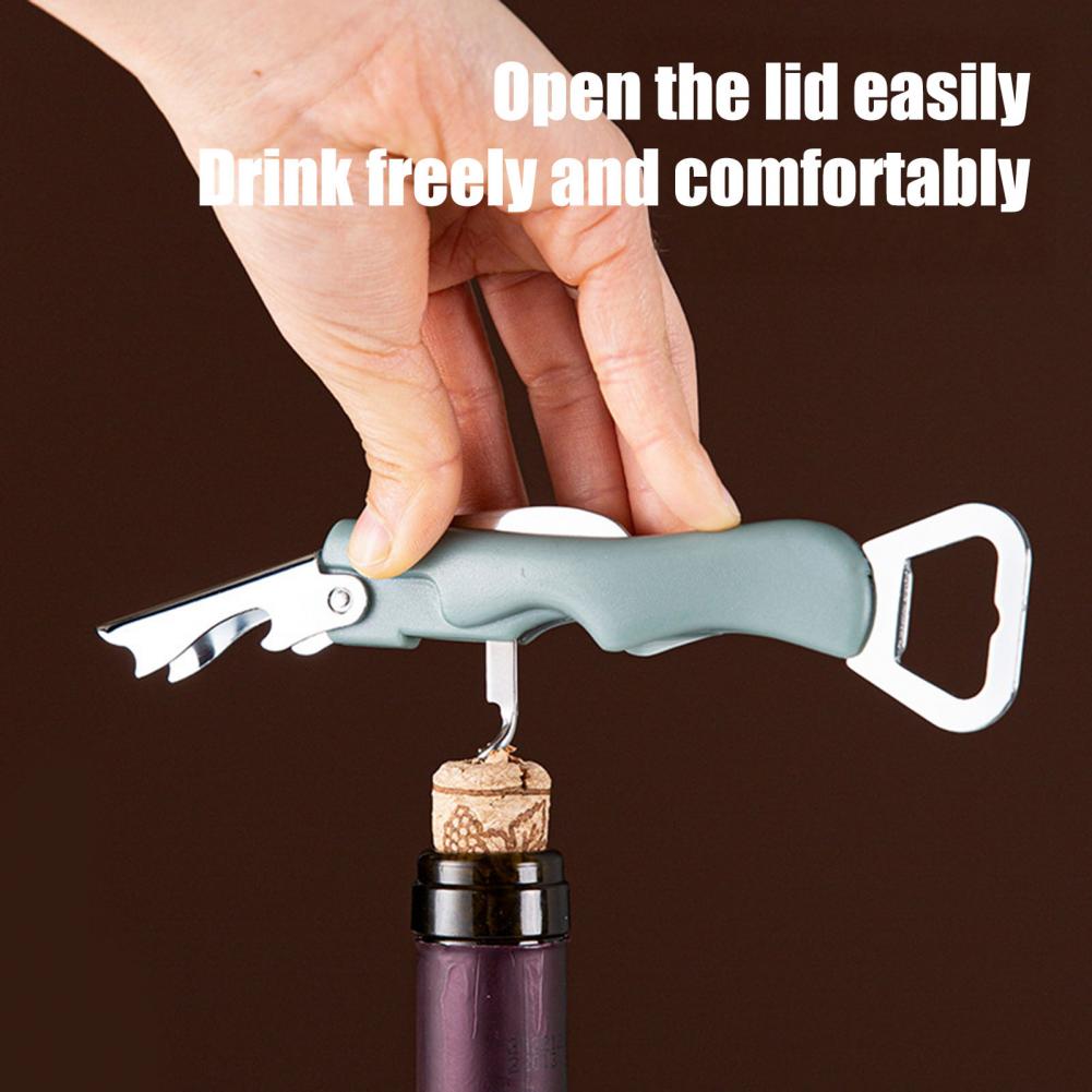3 in 1 Wine Opener, Portable B - Cork Screw Lever review and price